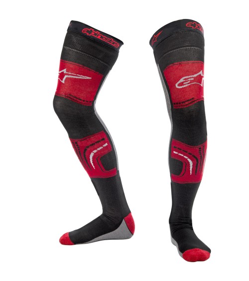 Alpinestars Knee Brace Red / Black / Gray Socks