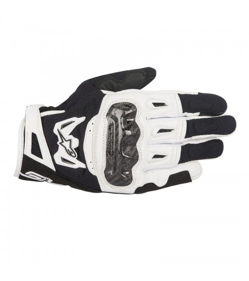 Alpinestars SMX-2 Air Carbon V2 Leather Black / White Glove