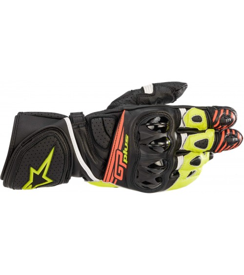 Alpinestars GP Plus R V2 Black / Yellow Fluo / Red Fluo Glove