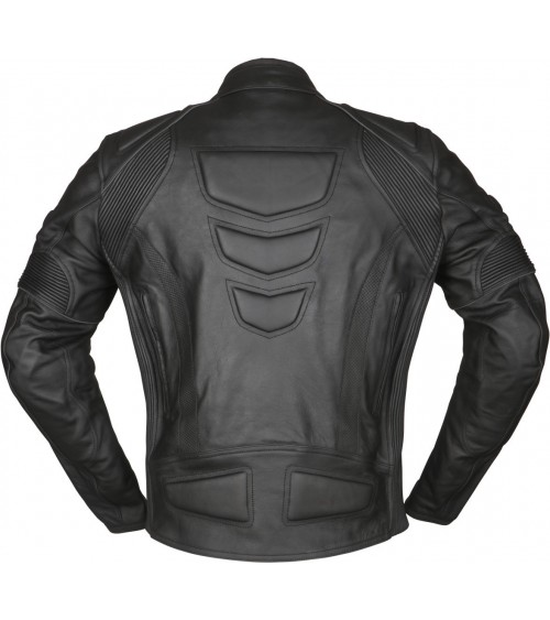 Modeka Hawking II Black Leather Jacket