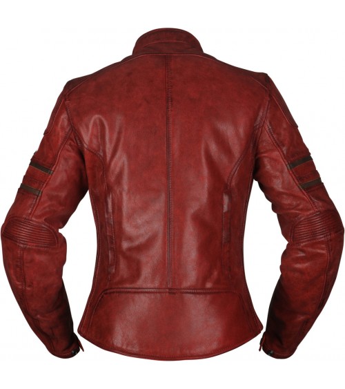 Modeka Iona Lady Red Leather Jacket