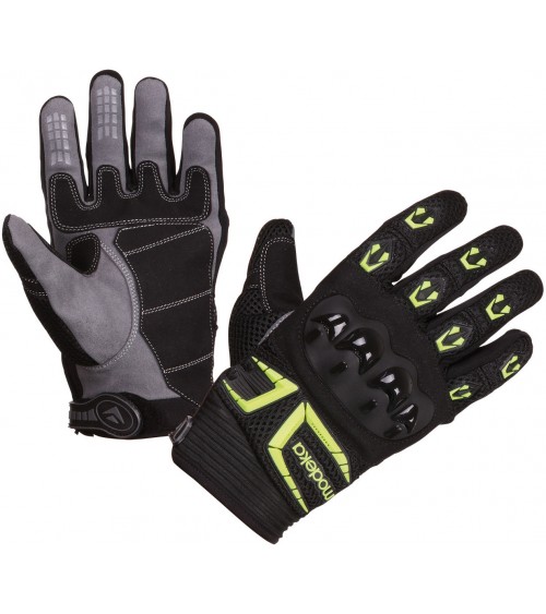 Modeka MX-Top Black / Neon Gloves