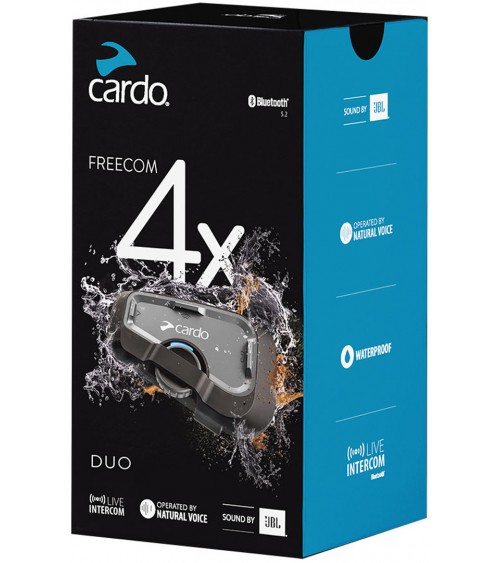 Cardo Freecom 4X Duo Pack Duplo Sistema de Counicação