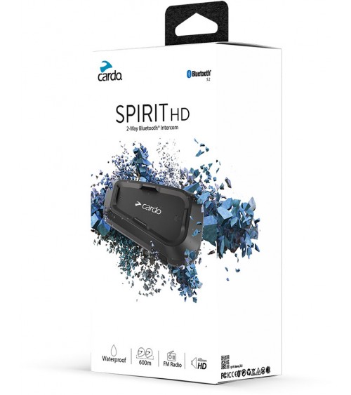 Cardo Spirit HD Pack Único de Sistema de Comunicação