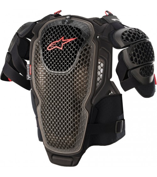 Alpinestars A-6 Black / Anthracite / Red Chest Protector