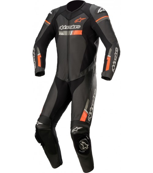 Alpinestars GP Force Chaser Professional 1PC Leather Suit Black/Red Fluo