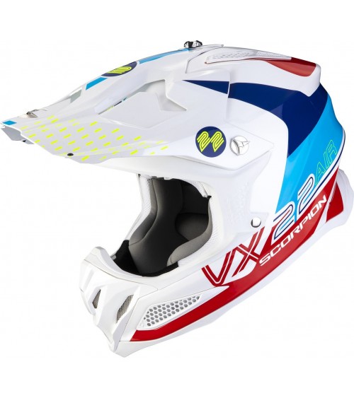 Scorpion VX-22 Air Ares White / Blue / Red