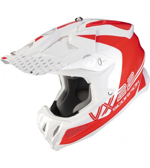 Scorpion VX-22 Air Ares White / Neon Red