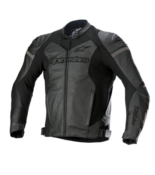 Alpinestars GP Force Black / Black Leather Jacket
