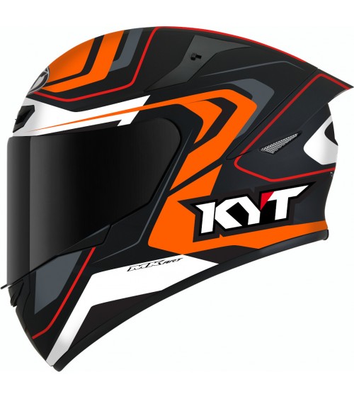 KYT TT-Course Overtech Black / Orange