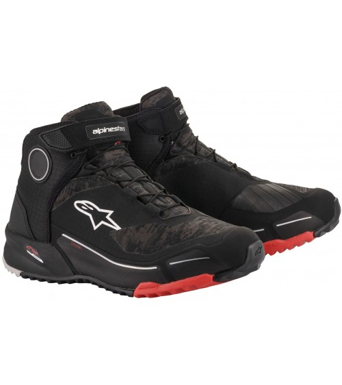 Alpinestars CR-X Drystar Black / Camo Red Shoe