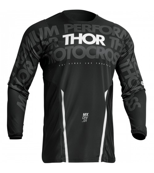 Thor Pulse Mono Black / White Jersey