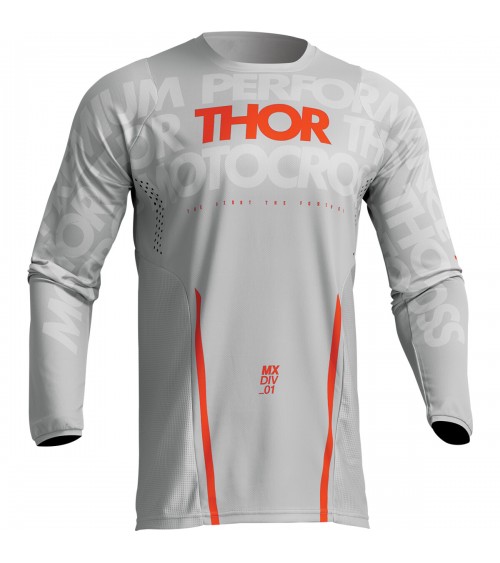 Thor Pulse Mono Light Gray / Orange Jersey