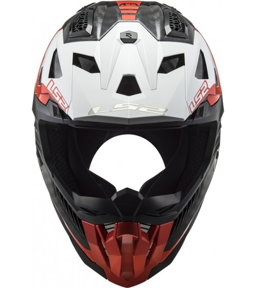 LS2 MX703 X-Force Victory Carbon Red / White