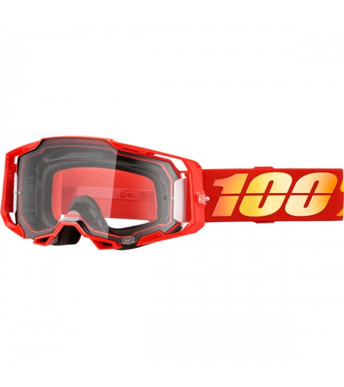 100% Armega Nuketown Clear Lens Goggle