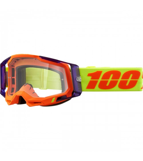 100% Racecraft 2 Panam Clear Lens Goggle