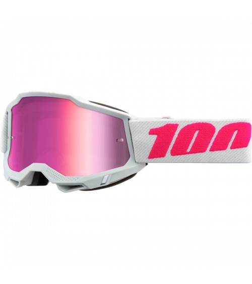 100% Accuri 2 Junior Keetz Pink Mirror Lens Goggle