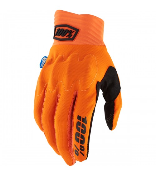 100% Cognito Smart Shock Fluo Orange Glove