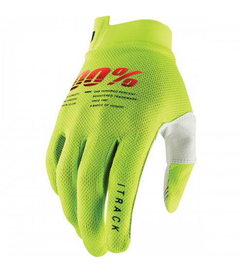 100% iTrack Fluo Yellow Glove