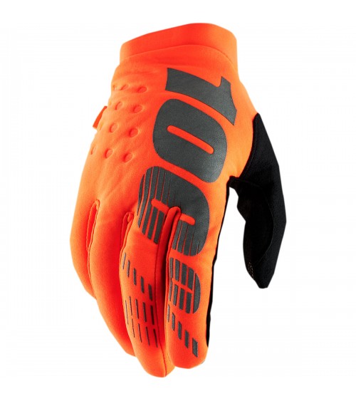 100% Brisker Fluo Orange Glove
