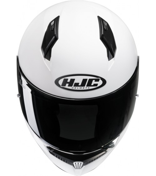 HJC C10 Solid White