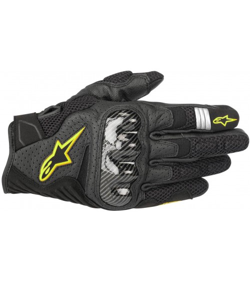 Alpinestars SMX-1 Air V2 Black / Yellow Fluo Glove