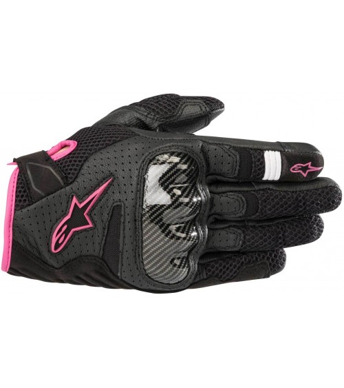 Alpinestars Stella SMX-1 V2 Black / White / Pink Glove