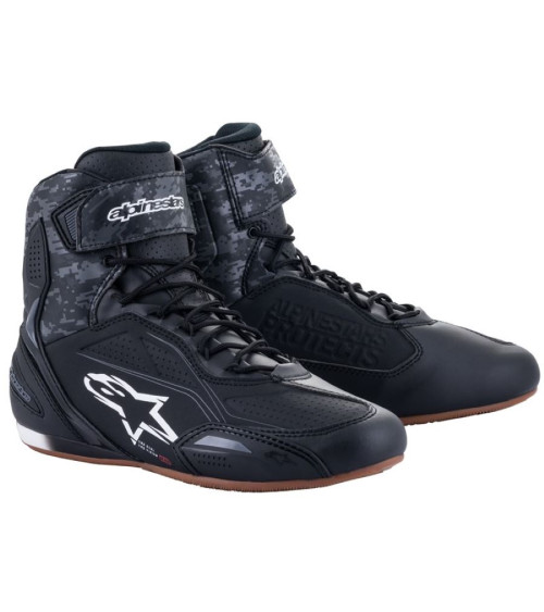 Alpinestars Faster-3 Black / Dark Gray / Gum Shoe