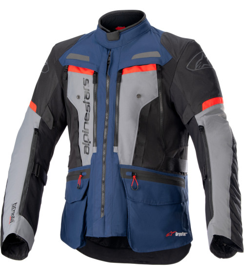 Alpinestars Bogotá Pro Drystar Dark Blue / Black / Bright Red Jacket