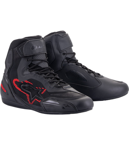 Alpinestars Faster-3 Rideknit Black / Dark Grey / Bright Red Shoe