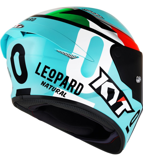 KYT TT-Course Leopard Replica Tricolor