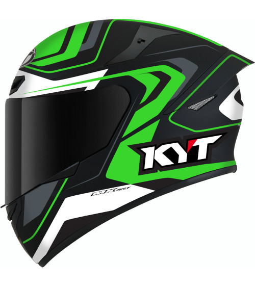 KYT TT-Course Overtech Black / Green