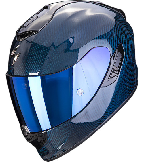 Scorpion Exo-1400 Evo Carbon Air Solid Blue