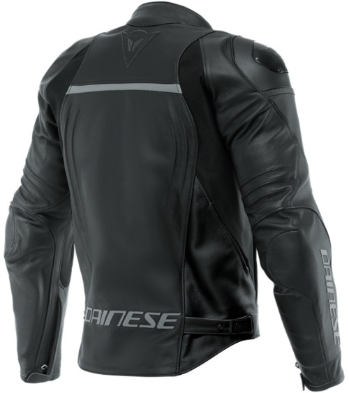 Dainese Racing 4  Black / Black Leather Jacket
