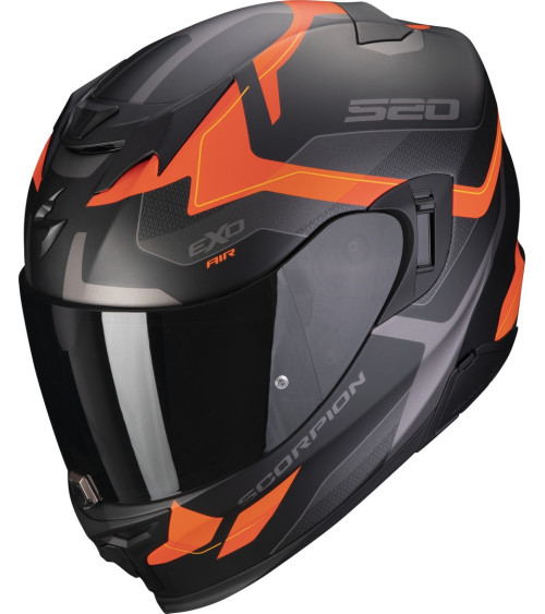 Scorpion Exo-520 Evo Air Elan Matt Black / Orange