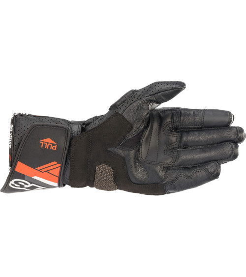 Alpinestars SP-8 V3 Black / Red Fluo Leather Glove