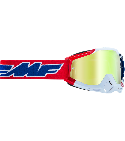 FMF Goggle Powerbomb Us Of America True Gold Lens