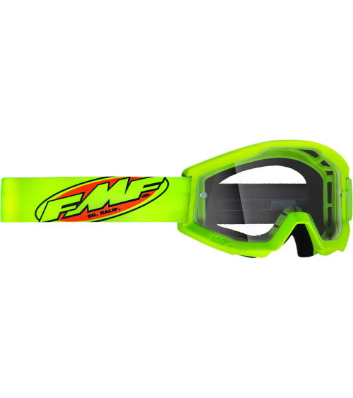 FMF Goggle Youth Powercore Core Yellow Clear Lens