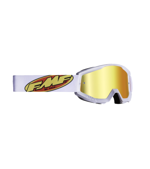 FMF Goggle Youth Powercore Core White Mirror Red Lens