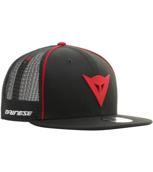 Dainese 9Fifty Trucker Black / Red Snapback Cap