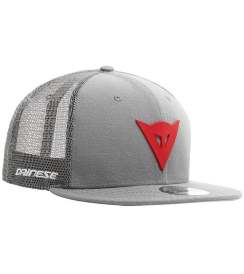 Dainese 9Fifty Trucker Grey / Red Snapback Cap