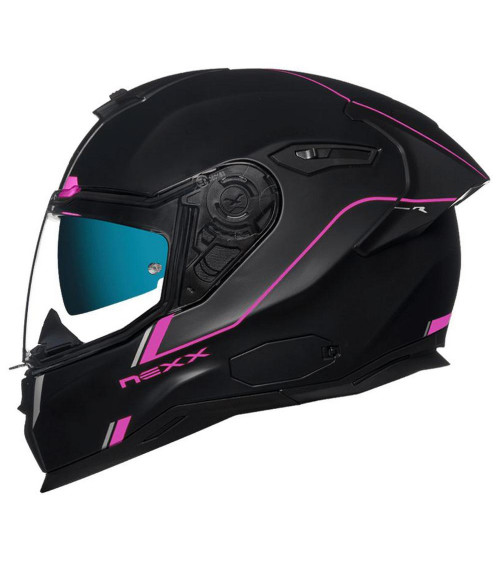 Nexx SX100R Frenetic Black / Pink Matt