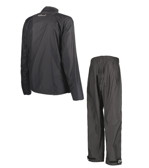 OJ System Two-Piece Rainsuit Black
