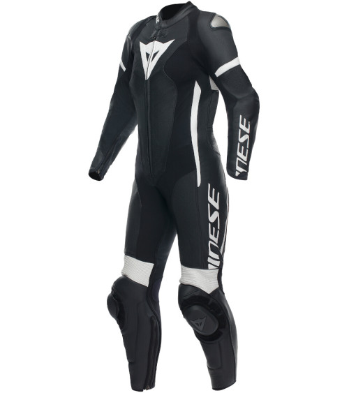 Dainese Grobnik 1PC Perf. Black / White Leather Suit Lady