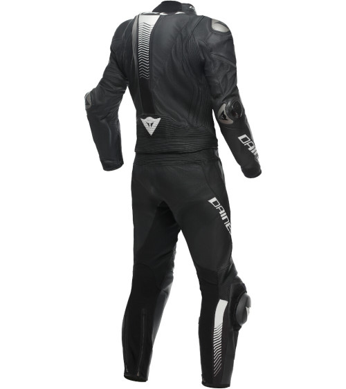 Dainese Laguna Seca 5 2PC Black / White Leather Suit