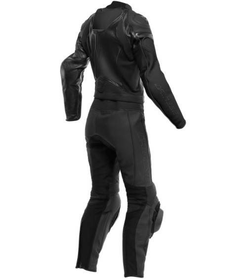Dainese Mirage 2PC Black / White Leather Suit Lady