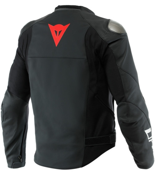 Dainese Sportiva Black Matt Leather Jacket