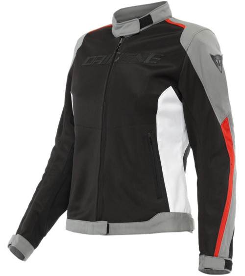 Dainese Hydraflux 2 Air D-Dry Black / Charcoal Grey / Lava Red Lady Jacket