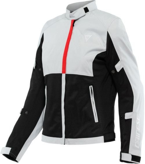 Dainese Risoluta Air Lady Glacier Grey / Lava Red Jacket