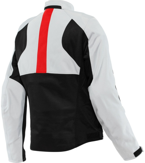 Dainese Risoluta Air Lady Glacier Grey / Lava Red Jacket